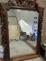 Antieke grote barok   spiegel, 100 tot 150 cm, 150 tot 200 cm, Rechthoekig, Ophalen