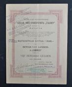 Assam Thee Onderneming Taloen - Batavia 1906, Postzegels en Munten, Aandelen en Waardepapieren, Verzenden, Voor 1920, Aandeel