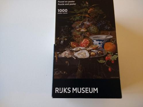 Puzzel Rijksmuseum schilderij stilleven Abraham Mignon, Hobby en Vrije tijd, Denksport en Puzzels, Zo goed als nieuw, Legpuzzel