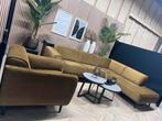 BePureHome Statement Velours Hoekbank - Gold -275 x 210