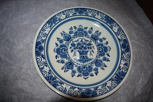 Distel, Delfts blauw en wit aardewerk sierbord, Antiek en Kunst, Antiek | Wandborden en Tegels, Ophalen of Verzenden