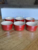 Le Creuset Ramekin Set van 6 – Pearlized Light Cerise, Ophalen of Verzenden, Nieuw, Overige materialen