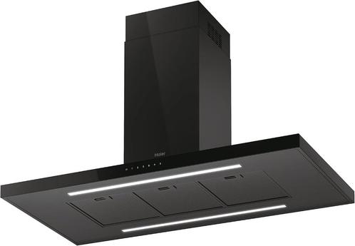 Haier Eilandafzuigkap HATSI120CBS6BVOC, Witgoed en Apparatuur, Afzuigkappen, Nieuw, Vrijstaand, 600 tot 800 m³ per uur, Motor