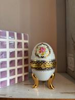 Vintage Limoges France porseleinen ei treasurebox, Verzenden