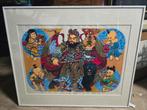 Chinese wall-art The God of Wealth, Antiek en Kunst, Kunst | Litho's en Zeefdrukken, Ophalen of Verzenden
