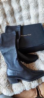 Laarzen Massimo Dutti 39 chocolade, Ophalen of Verzenden, Nieuw, Zwart, Hoge laarzen