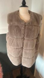 Bont bodywarmer rino & pelle 48 zga nieuw taupe beige bruin, Kleding | Dames, Bodywarmers, Ophalen of Verzenden, Zo goed als nieuw
