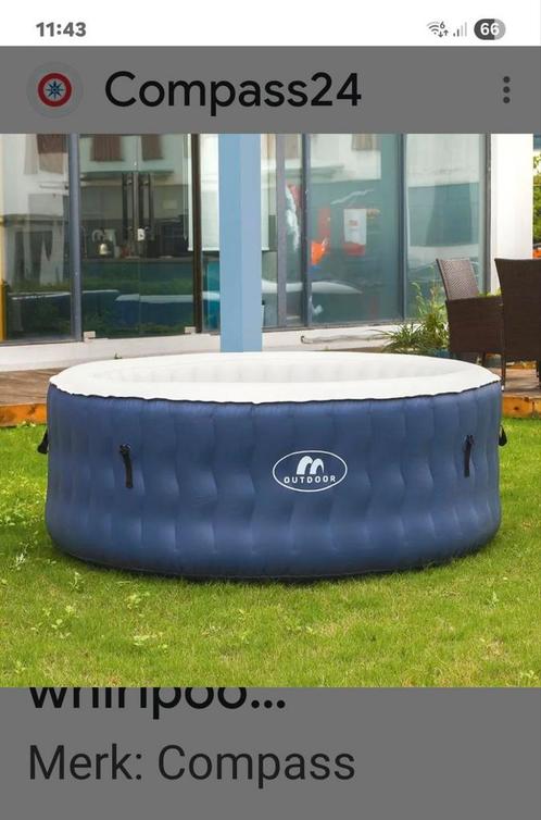 Jacuzzi nieuw, Tuin en Terras, Bubbelbaden en Hottubs, Nieuw, Opblaasbaar, Afdekzeil, Grondzeil, Pomp, Ophalen of Verzenden