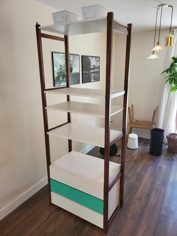 IKEA Ivar Kast met Ladeblok, Huis en Inrichting, Kasten | Boekenkasten, Gebruikt, 50 tot 100 cm, 150 tot 200 cm, 25 tot 50 cm