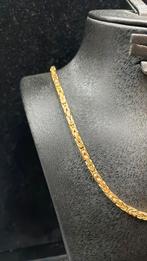 14 k gouden koningsketting 17,8 gram 55,5 cm, Sieraden, Tassen en Uiterlijk, Kettingen, Nieuw, Goud, Goud, Ophalen of Verzenden