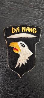 Mouwembleem 101st Airborne Division Screaming Eagles Da Nang, Ophalen of Verzenden, Landmacht, Amerika, Embleem of Badge