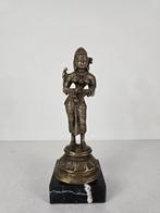 Meenakshi tempel olielamp, brons, India, begin 20e eeuw, Antiek en Kunst, Ophalen of Verzenden