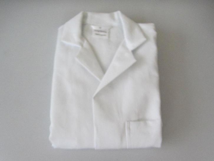 Stofjas drukknoopsluiting WIT maat 46 - 48 - 50 OP = OP, Kleding | Heren, Carnavalskleding en Feestkleding, Nieuw, Kleding, Overige thema's