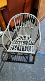 Rotan tuinstoel Zithoogte ca. 44 cm., Tuin en Terras, Ophalen, Gebruikt