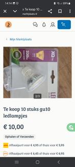 Te koop 10x gu ledlampjes, Ophalen of Verzenden, Nieuw, Metaal of Aluminium, Led