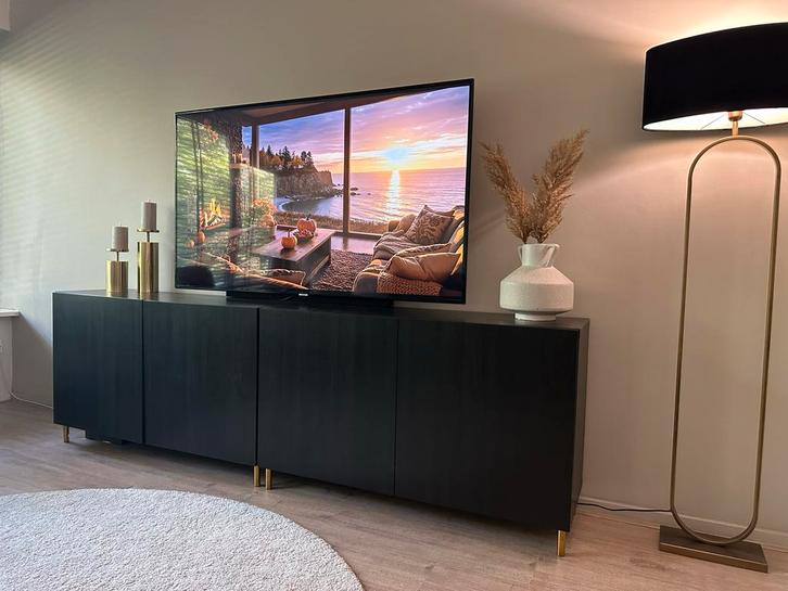 LAPPVIKEN Deur - Zwartbruin, Huis en Inrichting, Kasten | Dressoirs, Gebruikt, 50 tot 100 cm, Minder dan 25 cm, Met deur(en), Overige materialen