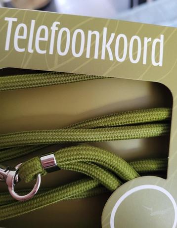 Telefoonkoord, groen beschikbaar voor biedingen