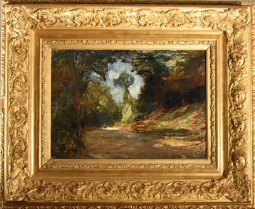 Eind 19e eeuws schilderij, vroege impressionist