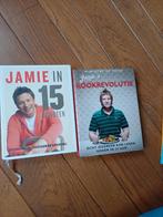 Jamie Oliver - Jamie's kookrevolutie en Jamie in 15 minuten, Gelezen, Ophalen of Verzenden, Jamie Oliver