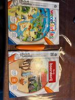 Tiptoi pen met Wereld Atlas & Boerderij - Interactief Leren, Ophalen of Verzenden, Zo goed als nieuw, Taal en Lezen, Met geluid