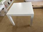 Witte Ikea bijzettafel - vierkant gratis, Huis en Inrichting, Ophalen, Kunststof, Gebruikt, Vierkant