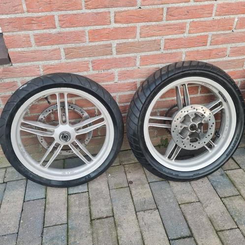 Yamaha tzr50 tzr velgen set met schijven en banden, Motoren, Tuning en Styling, Ophalen of Verzenden