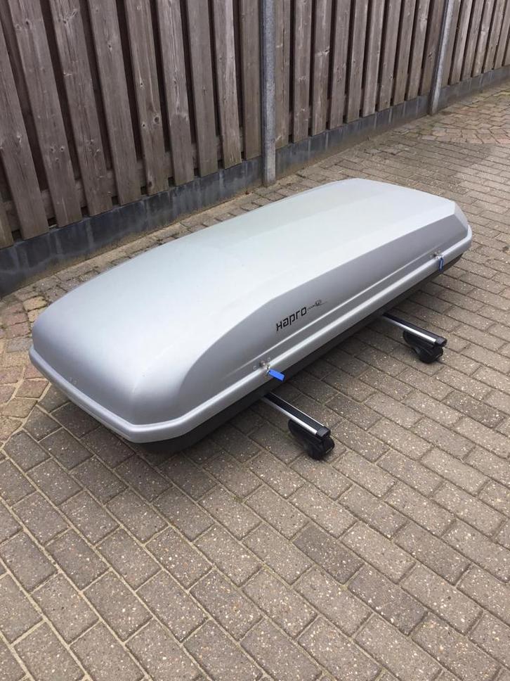 HAPRO ROADY 450 incl universele dakdragers, Auto diversen, Dakkoffers, Gebruikt, Ophalen