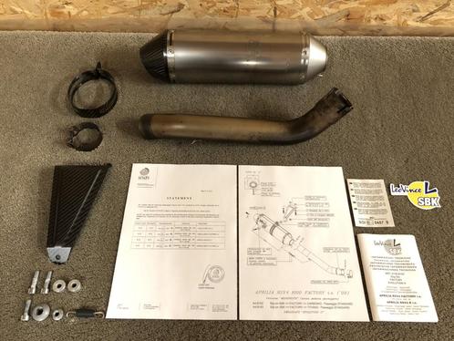 LeoVince Factory Evolution II uitlaat demper RSV4 Tuono V4, Motoren, Onderdelen | Overige, Gebruikt, Verzenden
