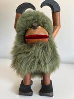 Vintage Deens Teakhout Harige Aap ‘Groentje’ Kaj Bojesen 60s, Antiek en Kunst, Ophalen of Verzenden