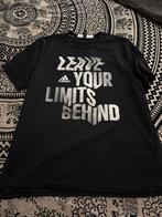 Adidas hardloopshirt / trainingsshirt L, Maat 52/54 (L), Zwart, Ophalen of Verzenden, Zo goed als nieuw