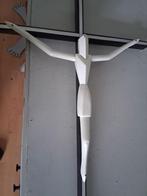 Kubistisch art deco houten crucifix, Ophalen of Verzenden