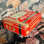 Vintage Blik Blikken Trommel sigaretten Ed. Laurens Scarabee, Ophalen of Verzenden, Gebruikt, Tabaksdoos of Verpakking