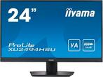 Zgan iiyama Prolite XUB2494HS 24" full-HD monitor te koop, Computers en Software, Monitoren, Ophalen, Iiyama, Hoofdtelefoonaansluiting