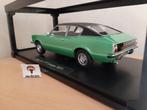 Ford Taunus GT Coupe (TC1) 1971 groen-metallic KK-SCALE 1:18, Hobby en Vrije tijd, Modelauto's | 1:18, Nieuw, Overige merken, Ophalen of Verzenden