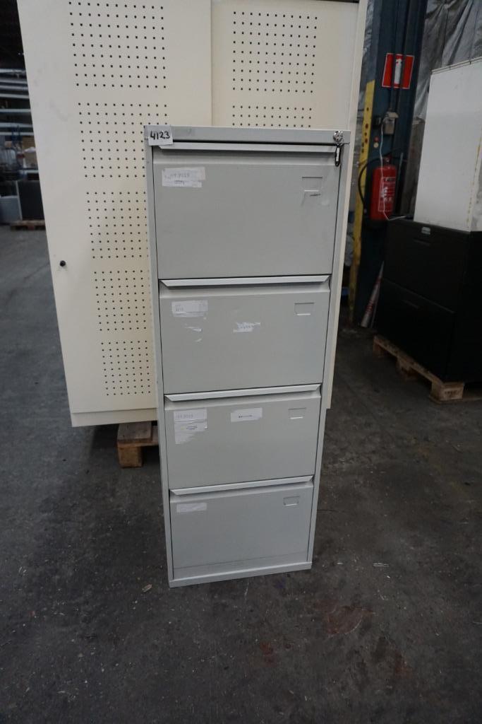 4 laden ladekast dossierkast archiefkast, Huis en Inrichting, Kasten | Ladekasten, Gebruikt, 100 tot 150 cm, Minder dan 50 cm