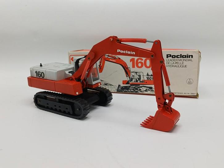 Conrad Poclain 160 rupskraan, Hobby en Vrije tijd, Modelauto's | 1:50, Zo goed als nieuw, Bus of Vrachtwagen, Conrad, Ophalen of Verzenden