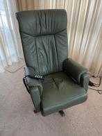 Lederen relax-fateuil, electrisch bedienbaar, Huis en Inrichting, 75 tot 100 cm, 50 tot 75 cm, Ophalen, Klassiek modern