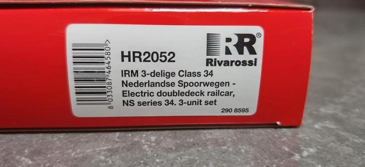 Rivarossi IRM  artikelnummer HR2052, Hobby en Vrije tijd, Modeltreinen | H0, Nieuw, Gelijkstroom, Overige merken, Analoog, NS