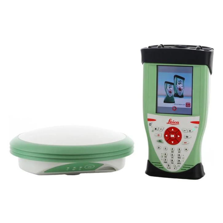 Leica GPS set voor nauwkeurig meten en uitzetten, Doe-het-zelf en Verbouw, Meetapparatuur, Zo goed als nieuw, Afstand, Ophalen of Verzenden