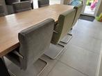 GRATIS 6 eetkamerstoelen, Huis en Inrichting, Ophalen, Gebruikt, Vijf, Zes of meer stoelen, Stof