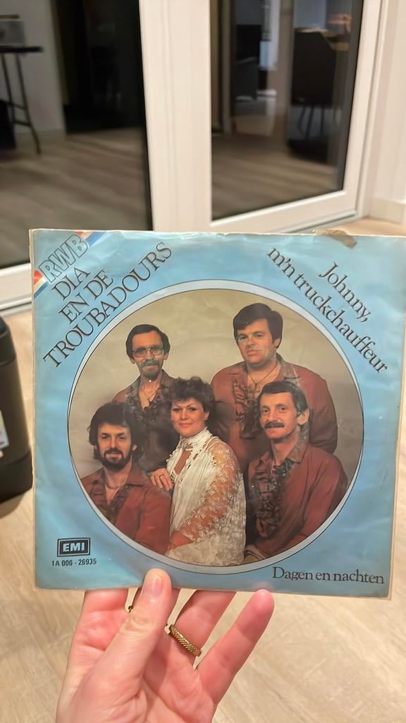 Dia en de troubadours - Johnny m’n truckchauffeur, Ophalen of Verzenden, Gebruikt, Overige formaten, Nederlandstalig