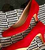 Zgan rode schoenen met hak. Maat 37,5., Alberto Zago, Ophalen of Verzenden, Zo goed als nieuw, Schoenen met hoge hakken