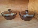 Vintage Arcopal France ovenschalen, Ophalen of Verzenden, Gebruikt, Glas, Pot, Bus of Blik