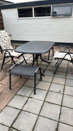 Hartman tuinset, ligstoel, kussens en 2 parasols., Tuin en Terras, Ophalen, Zo goed als nieuw