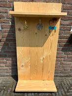 Zelfgemaakte (kinder)kapstok steigerplanken hout, Ophalen, Zo goed als nieuw, Wandkapstok