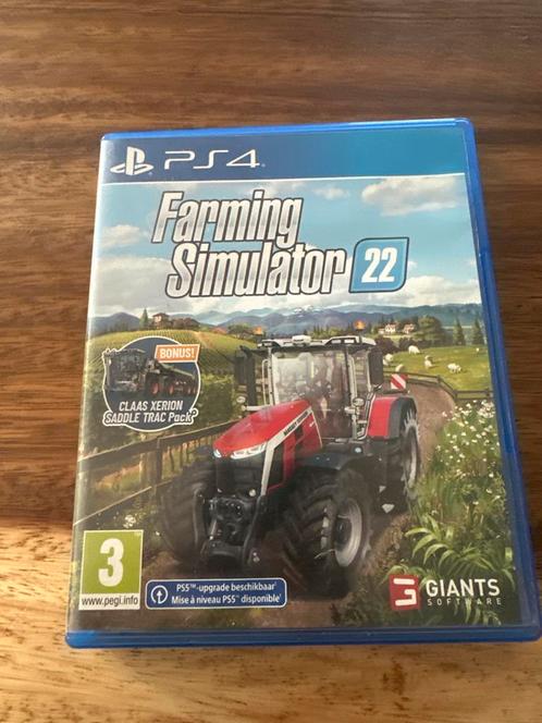 Farming Simulator 22 - PS4, Spelcomputers en Games, Games | Sony PlayStation 4, Zo goed als nieuw, Simulatie, 1 speler, Vanaf 3 jaar