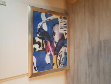 Groot reproductie schilderij herman brood 90x70 cm beschikbaar voor biedingen