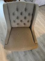 Eetkamerstoelen set van 6, Ophalen, Gebruikt, Stof, Grijs