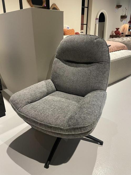 Draaifauteuil Lois, Huis en Inrichting, Fauteuils, Zo goed als nieuw, Metaal, Stof, 75 tot 100 cm, 75 tot 100 cm, Ophalen