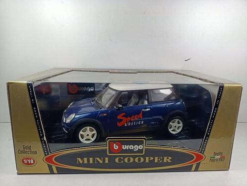 bburago 1/18 mini cooper  speed & design, Hobby en Vrije tijd, Modelauto's | 1:18, Zo goed als nieuw, Bburago, Ophalen of Verzenden